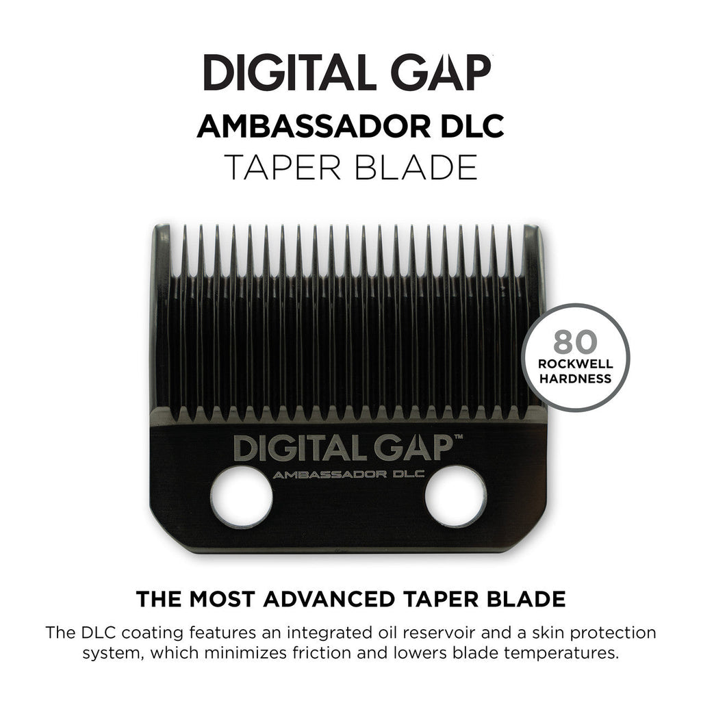 Digital Gap™ Ambassador DLC Taper Clipper Blade Cocco Hair Professional