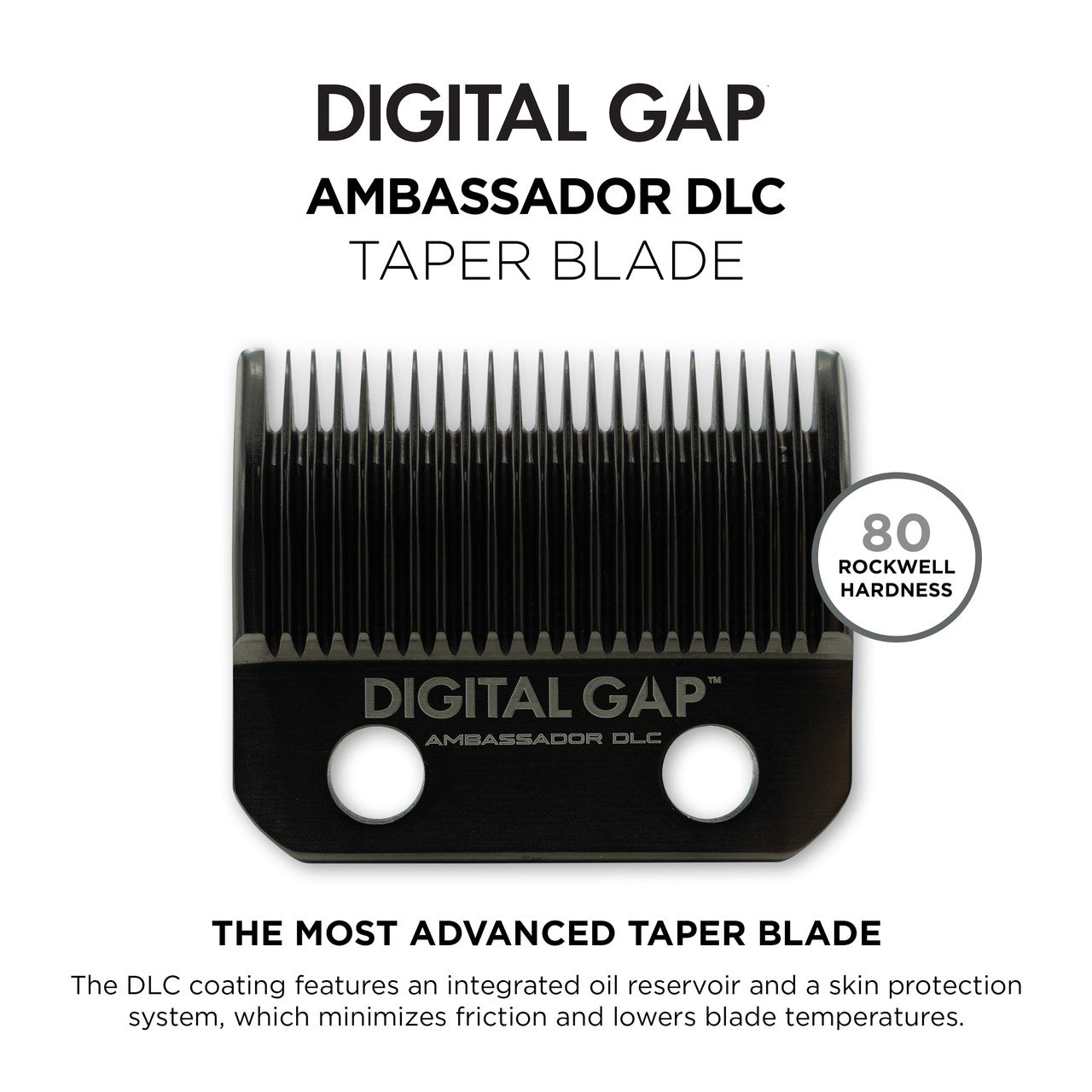 Digital Gap™ Ambassador DLC Taper Clipper Blade Cocco Hair Professional