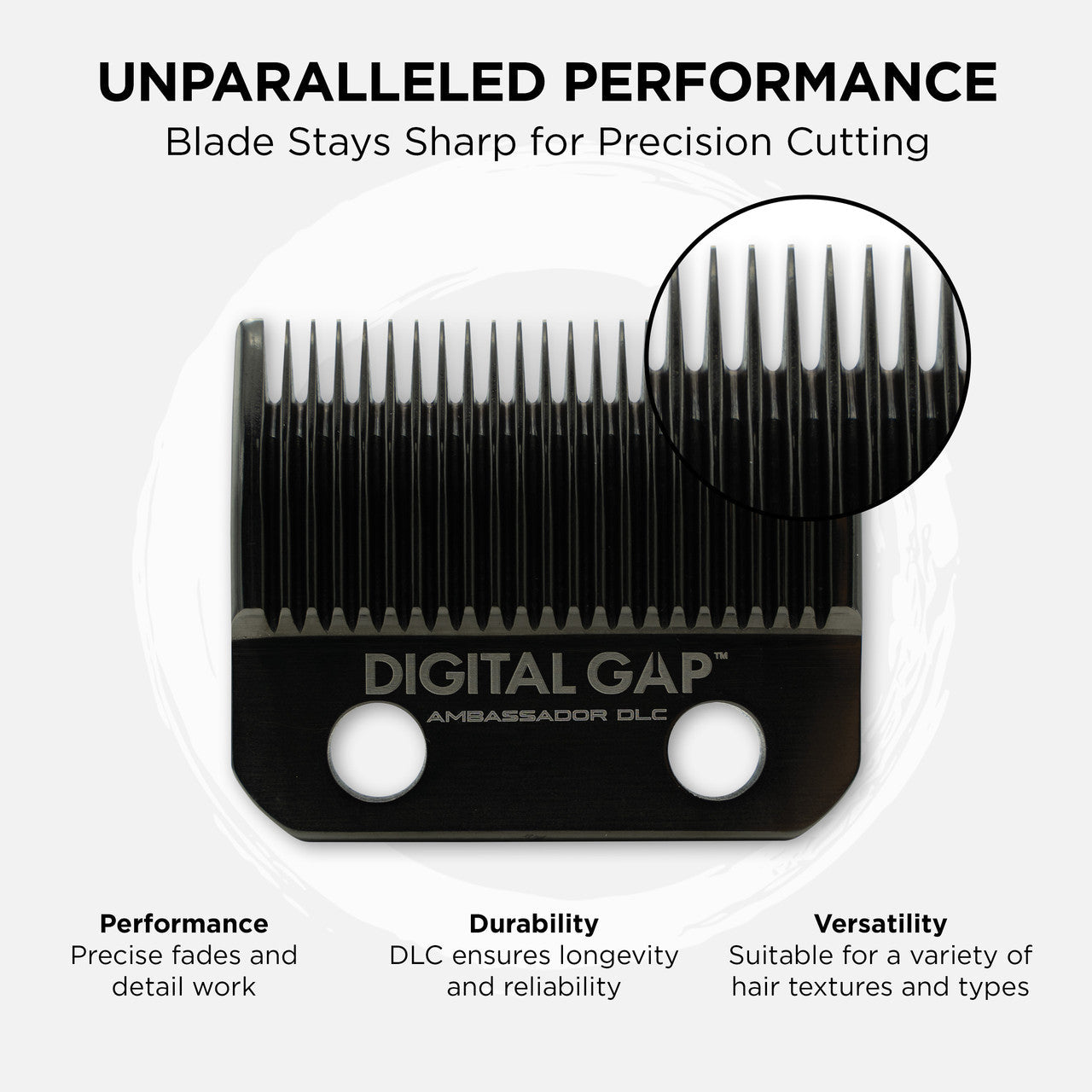 Digital Gap™ Ambassador DLC Taper Clipper Blade Cocco Hair Professional