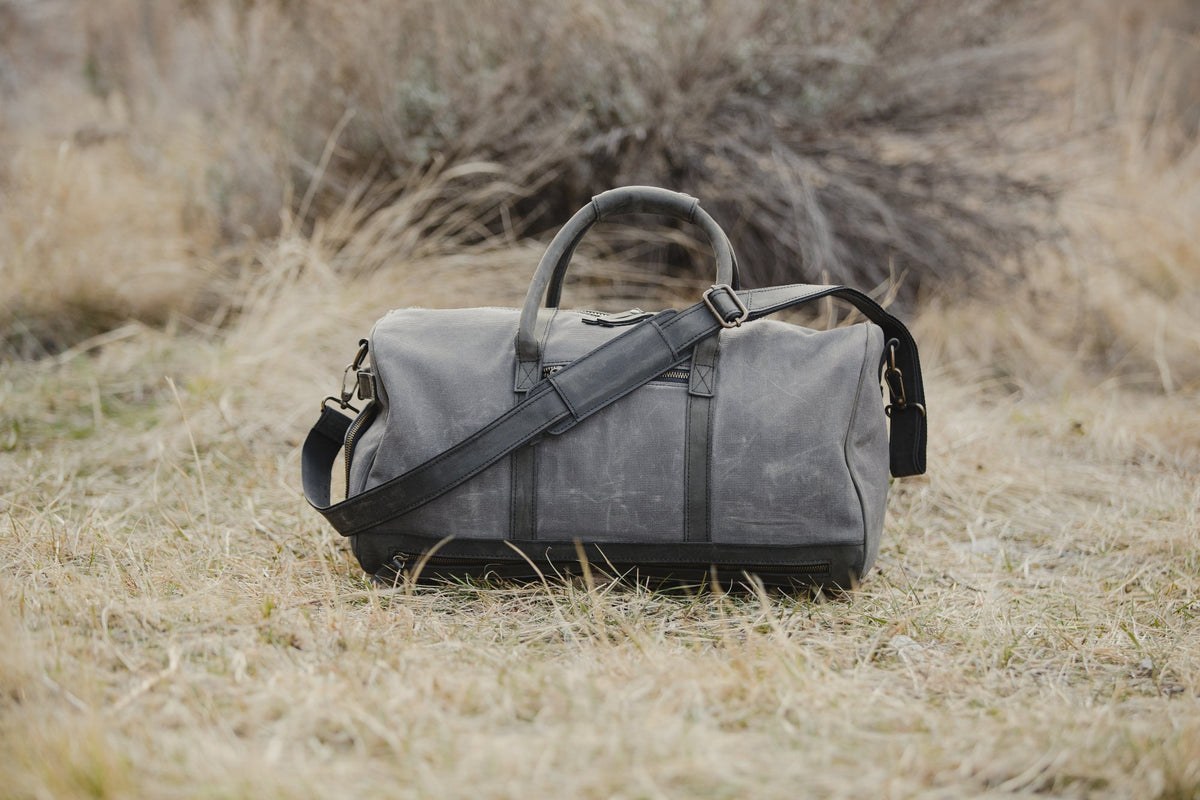 45L Canvas Weekender Kodiak Leather