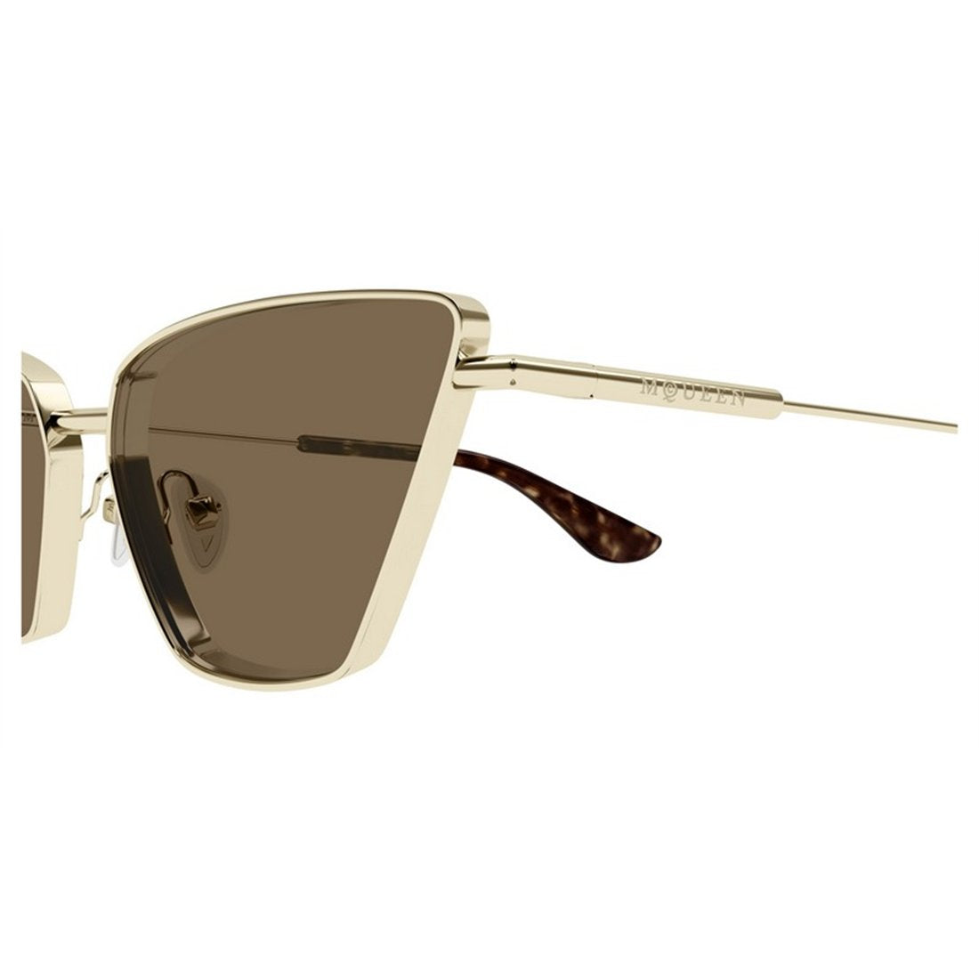 ALEXANDER MCQUEEN Chic Metal Sunglasses for Women