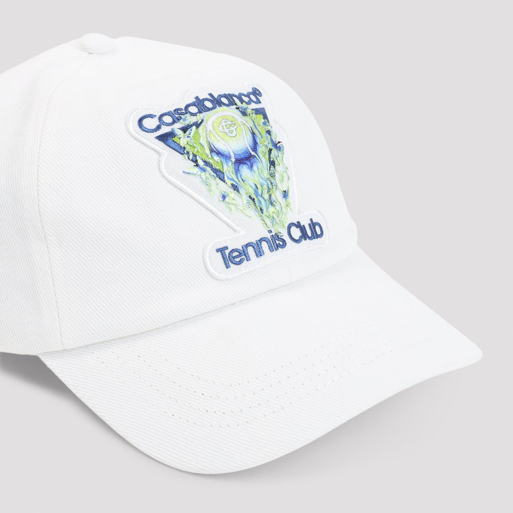 CASABLANCA Flaming Tennis Cotton Hat for Men