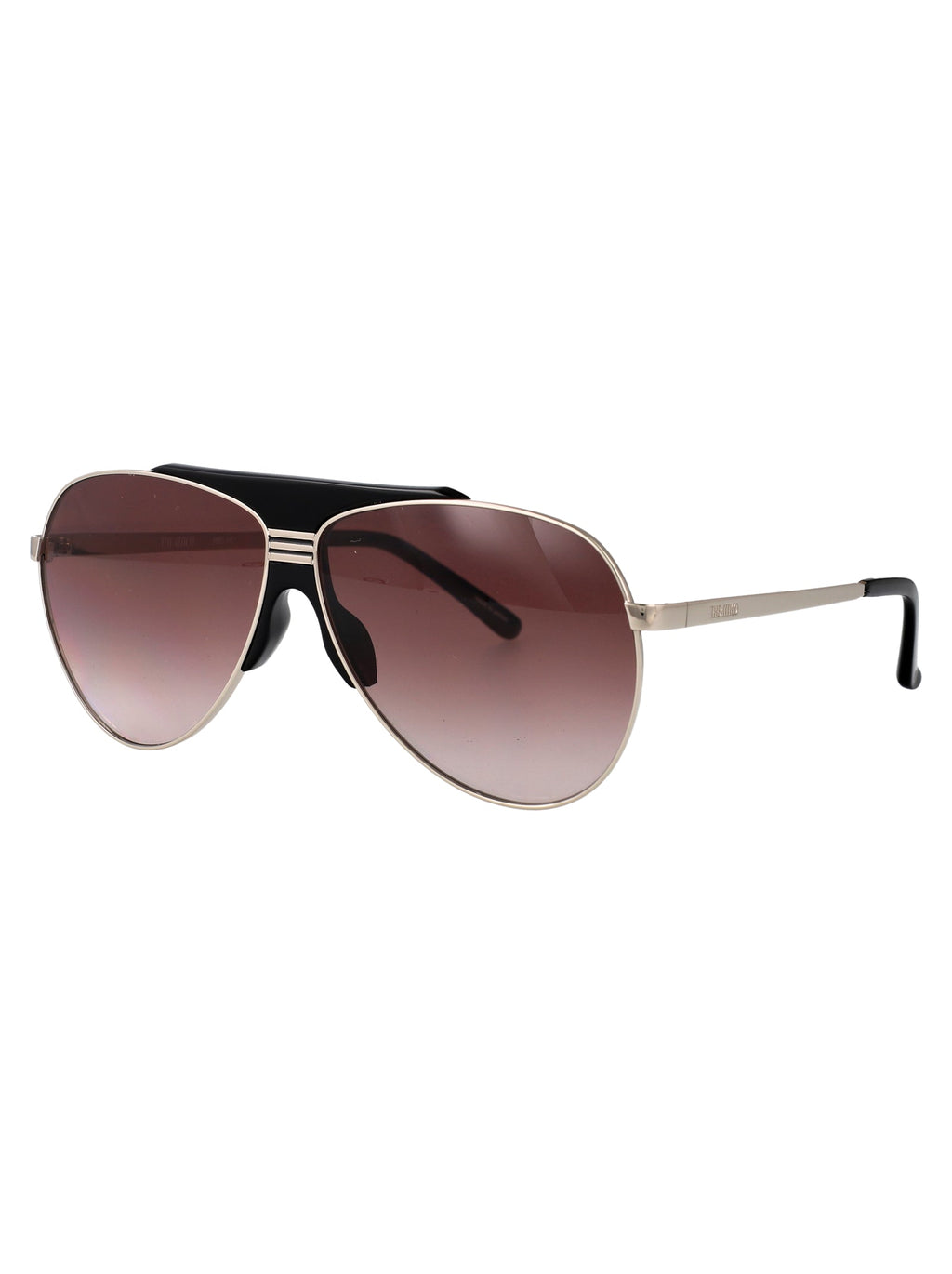 THE ATTICO Sleek Stainless Steel Sunglasses for Women - SS25 Collection