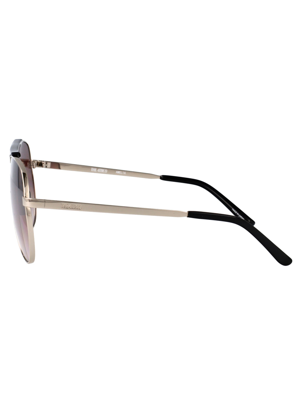 THE ATTICO Sleek Stainless Steel Sunglasses for Women - SS25 Collection