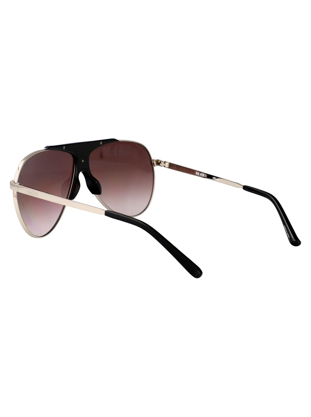 THE ATTICO Sleek Stainless Steel Sunglasses for Women - SS25 Collection