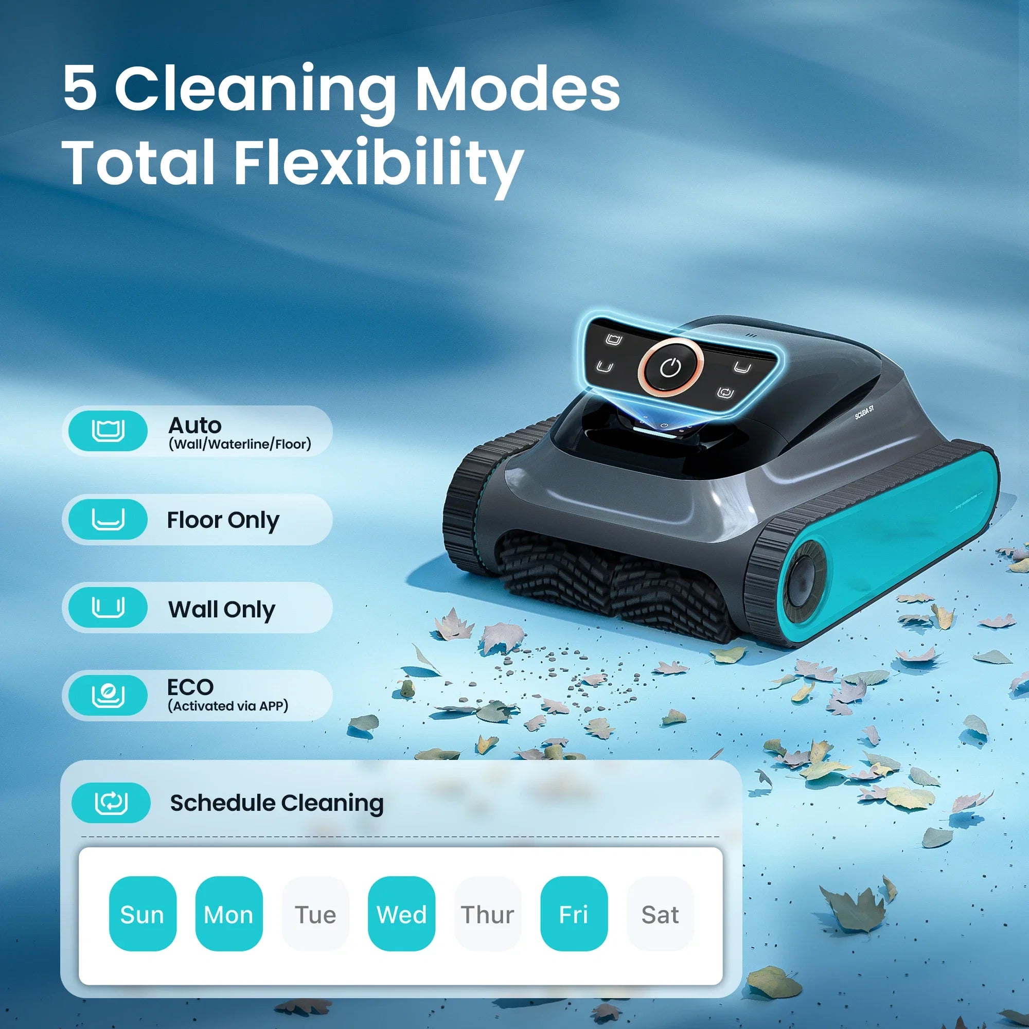 (2026 Upgrade) Aiper Scuba S1  Pool Cleaner Robot,Floor,Wall,Waterline,270-Min Runtime,Shallow Area Cleaning, Smarter Navigation,11 High-Precision Sensors, App SupportI&PX8,Refurbished FLIPSTYLEZLLC