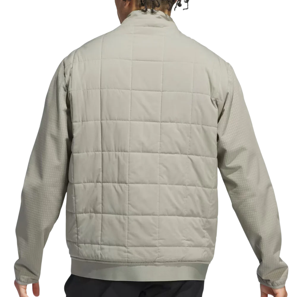 Adidas Ultimate365 Quilted DWR Half Zip Pullover