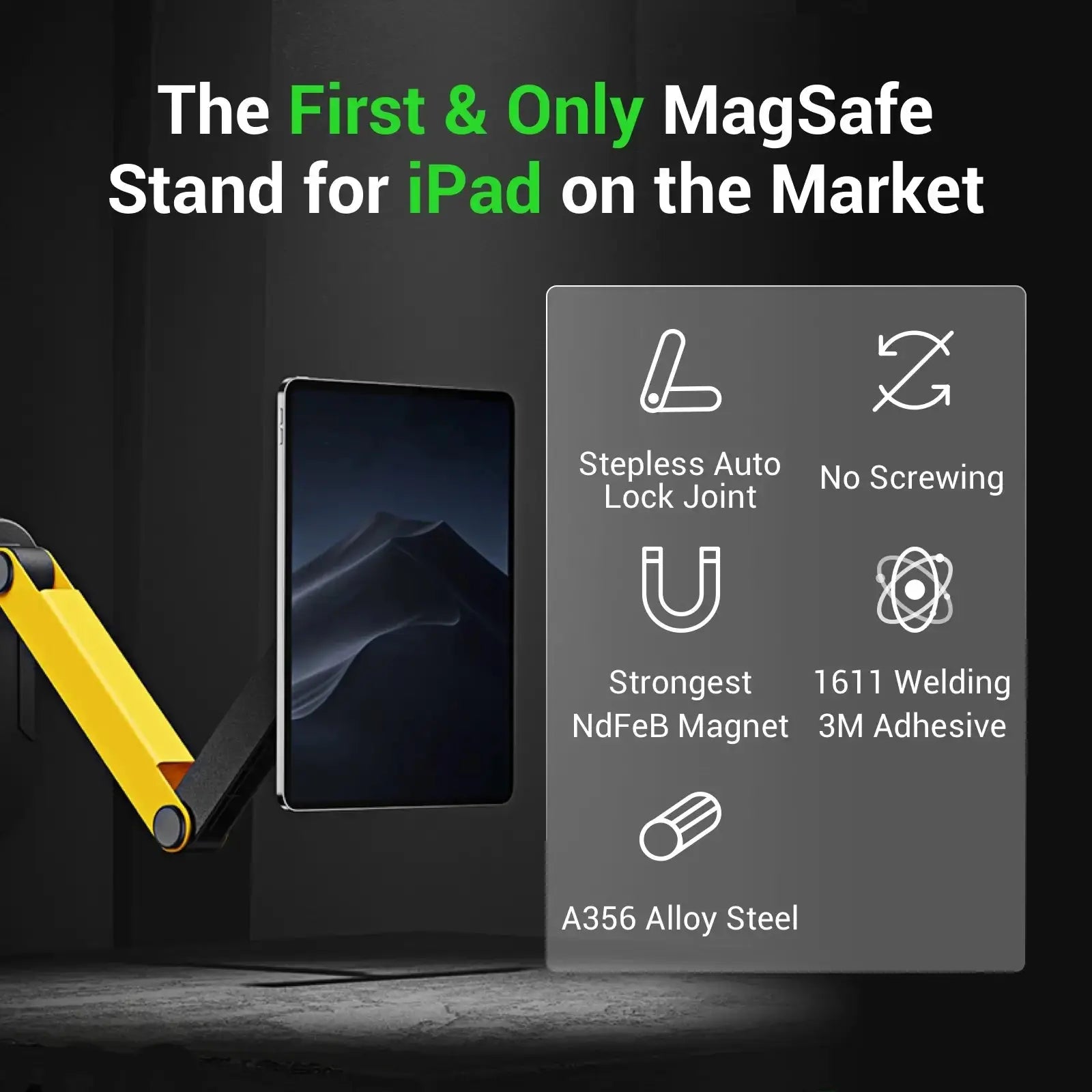 Fansdreams™ Wall Mount Adjustable Magnetic Phone & Tablet Holder Cool Gadget