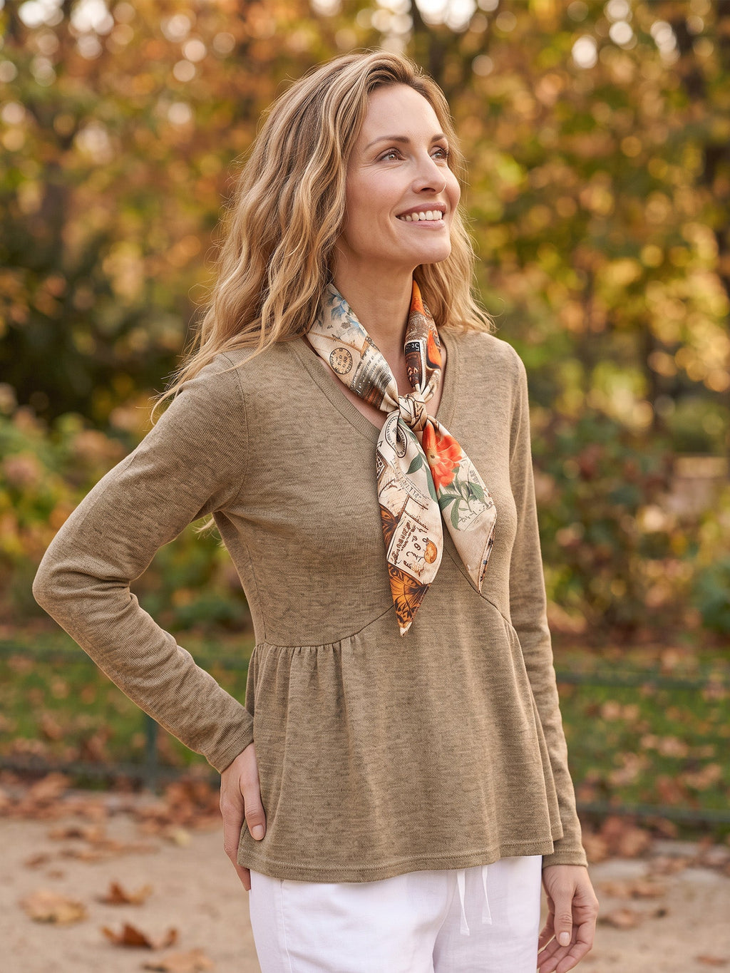Airy Silk Cotton Everyday Scarf LINTICO