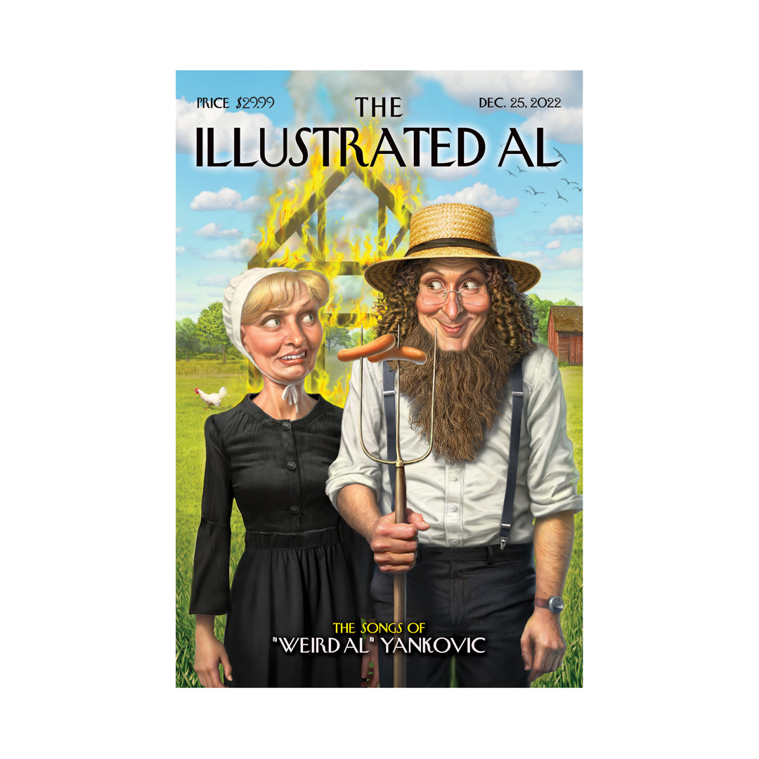 The Illustrated Al: The Songs of “Weird Al” Yankovic - Mark Fredrickson cover exclusive Z2 Comics