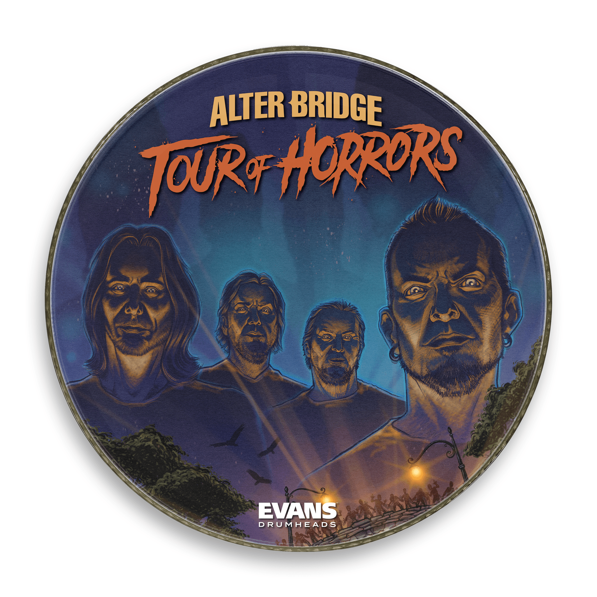 Alter Bridge: Tour of Horros - 10-Inch Evans Drumhead Z2 Comics