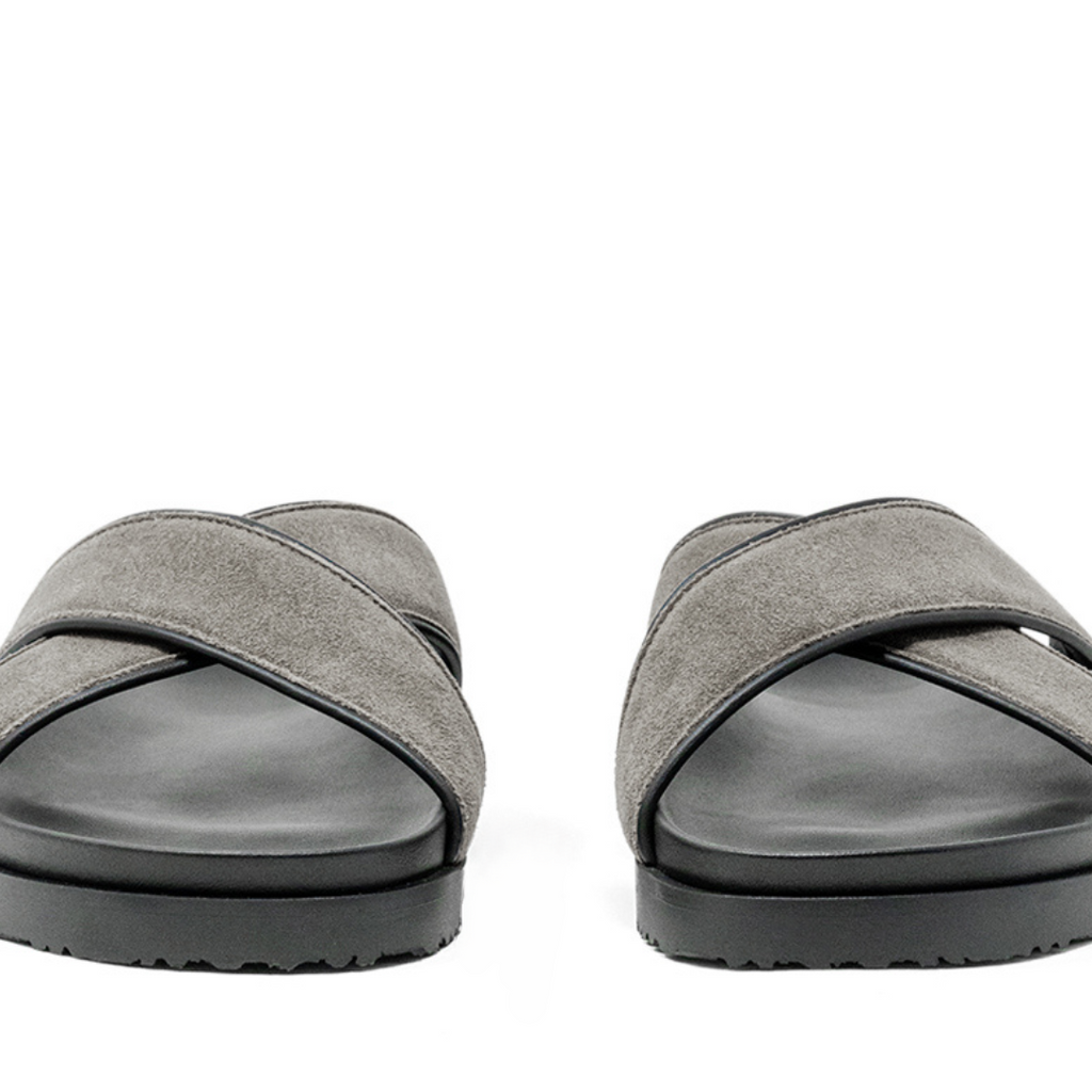 Men's Grigio Amalfi Crossover Sandal Del Toro Shoes