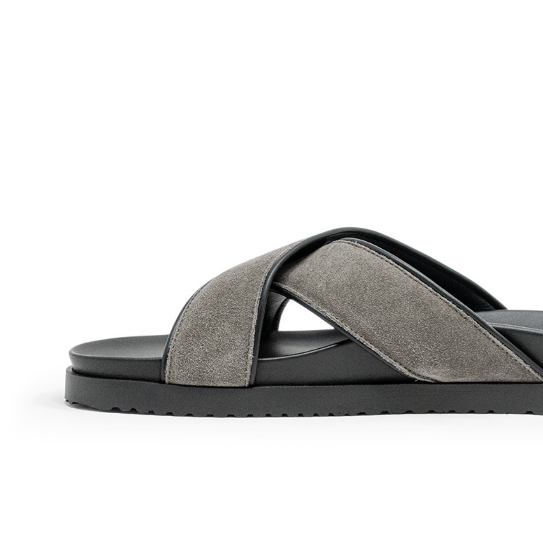 Men's Grigio Amalfi Crossover Sandal Del Toro Shoes