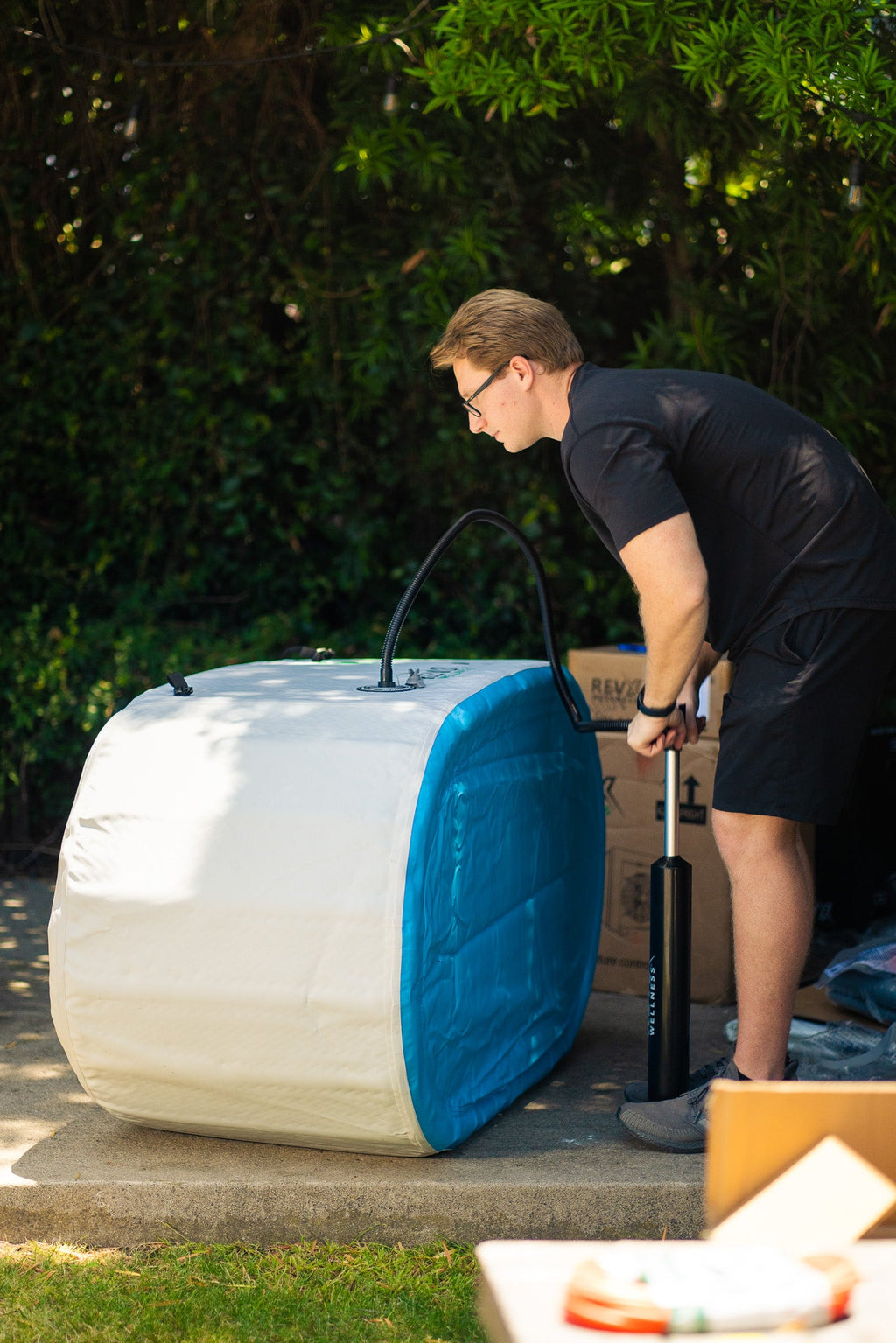 RevX Inflatable Tub Deluxe RevX Wellness