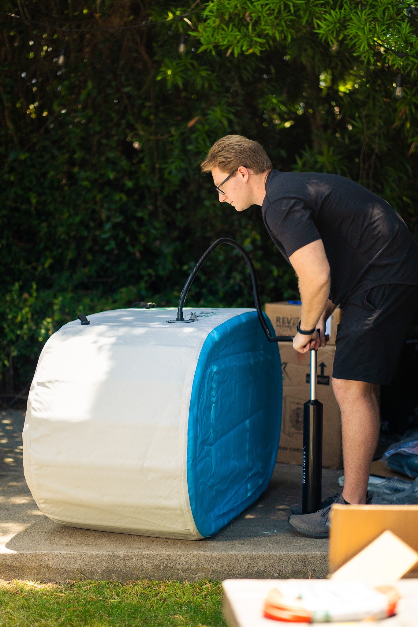 RevX Inflatable Tub Deluxe RevX Wellness