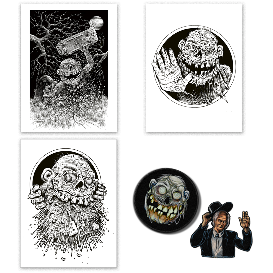 Anthrax: Among The Living - Sawblade 3-Print Set (Limited to 100) Z2 Comics