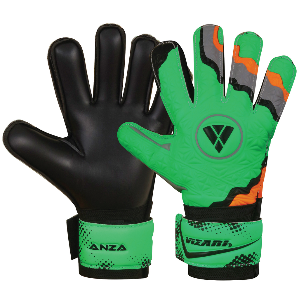 ANZA F.P. Goalkeeping Glove- Green/Black Vizari Sports