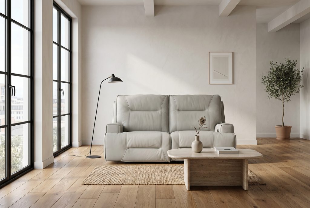 Atlas Fog Zero Gravity Power Reclining Sofa Ornate Furniture