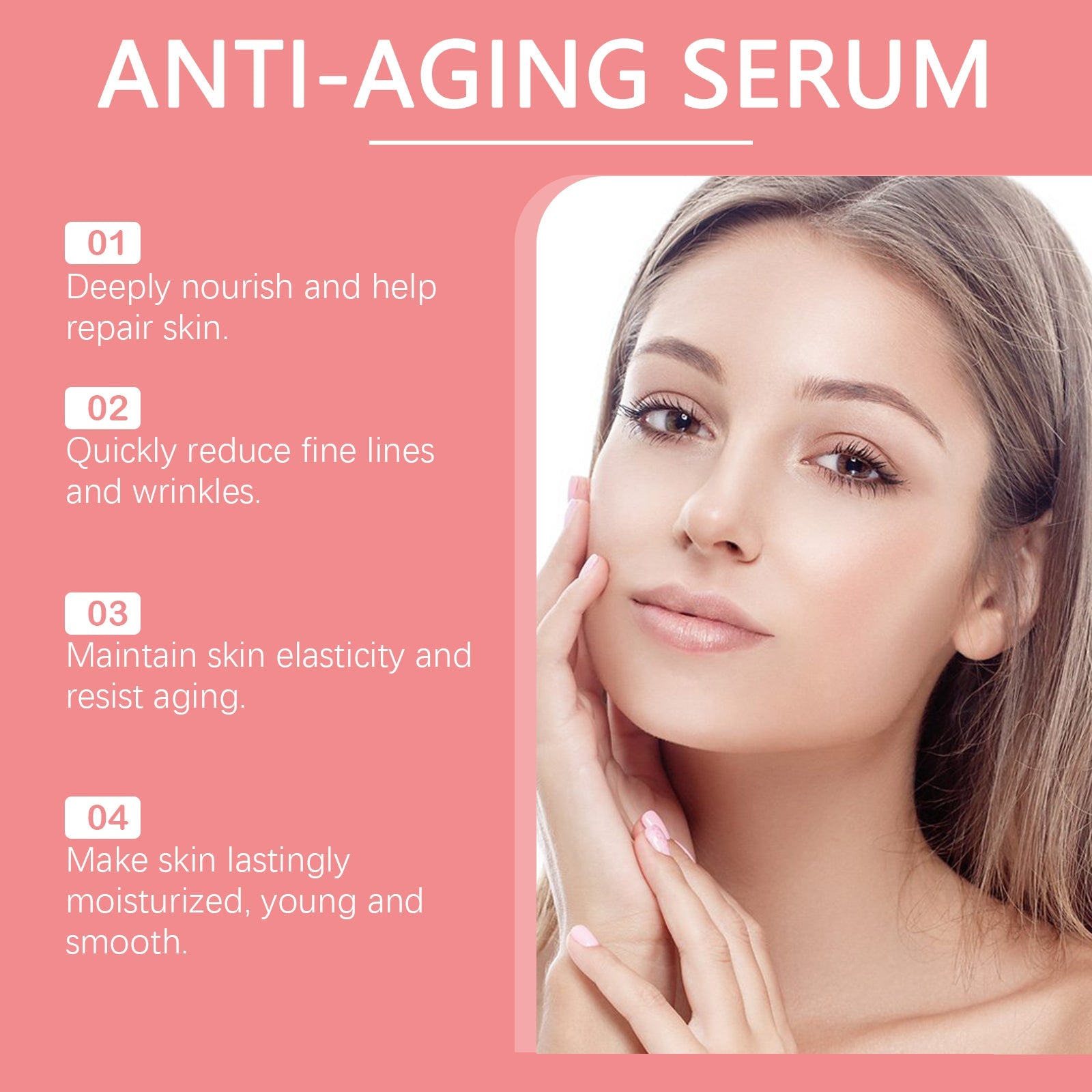 Facial Repair Essence Moisturizes, Hydrates, Brighens, Improves Fine Lines, Lubricates And Refines Skin