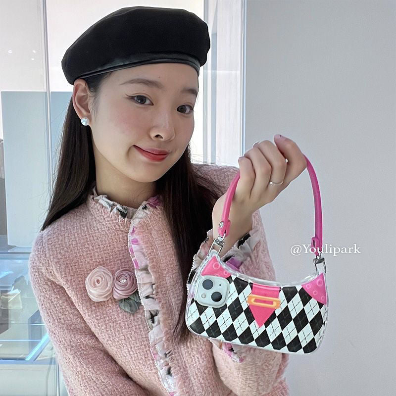 Fashion Handbag In Autumn And Winter Is Suitable For 13 Apple 14ProMax Phone Case iPhone12 All Inclusive 11 V.I.P Digital Presence