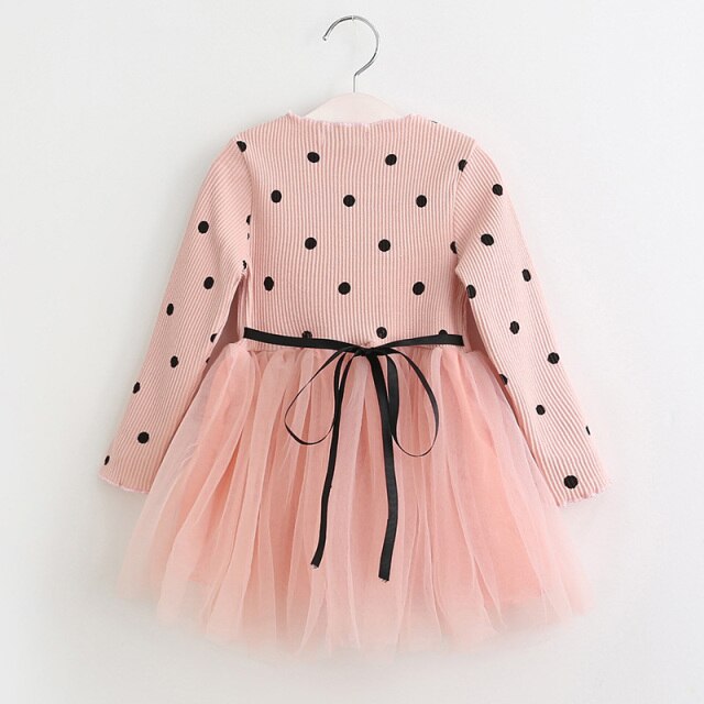 Bear Leader Girls Dress Pentagram Princess Dress Brand Girls Clothes Children Clothing European and American Style Girls Dresses