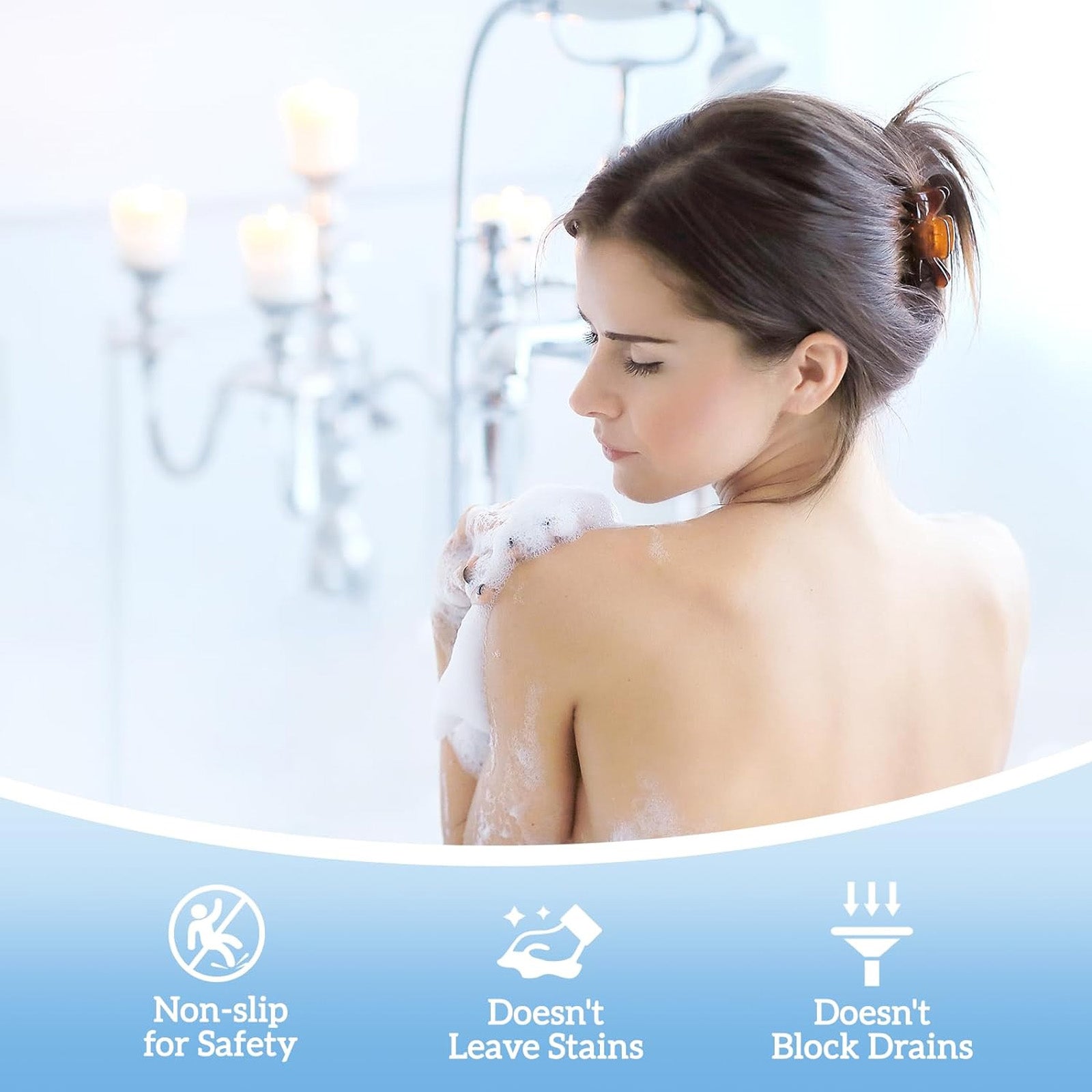 Shower Tablet, Deep Cleansing And Moisturizing Skin Refreshing And Moisturizing Fragrance Fragrance Bath Cleansing Tablet