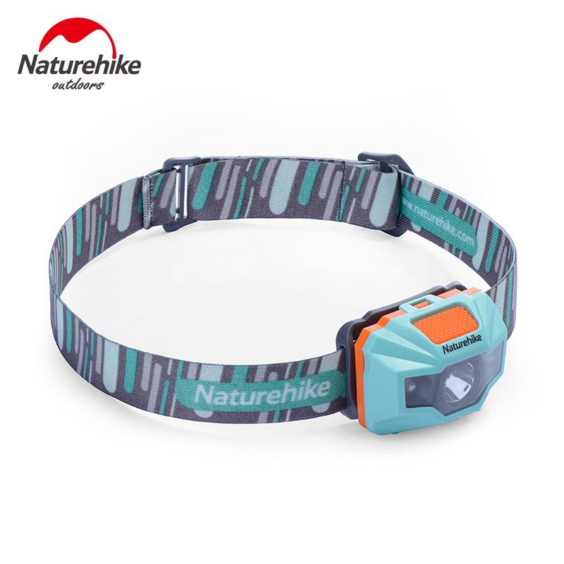 Naturehike Ultralight Waterproof USB Charge LED Headlamp 4 Modes Headlight