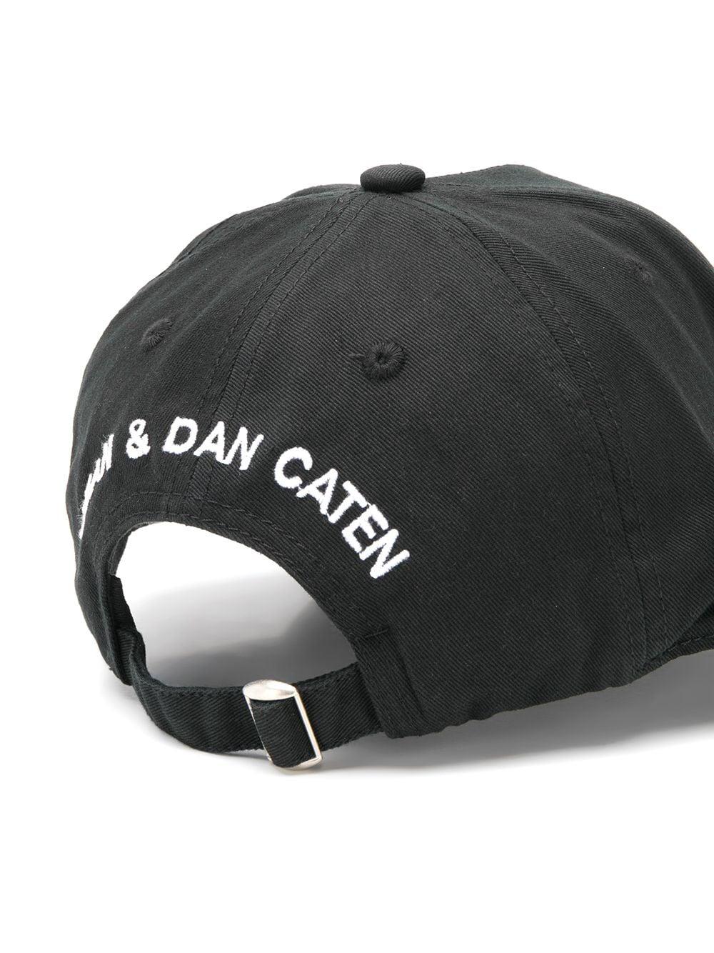 DSQUARED2 Embroidered Baseball Cap with Rips