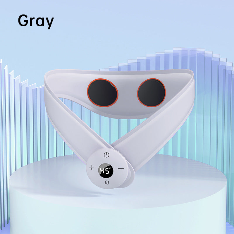 Neck Massager with Heat, Portable Neck Lymphatic Massager for Pain & Fatigue Relief V.I.P Digital Presence