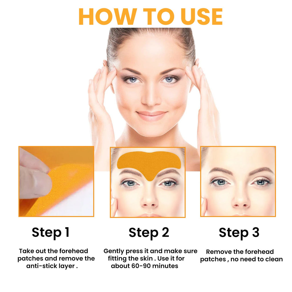 Forehead Wrinkle Patch, Lifts Lightens And Smooths Forehead Wrinkles Facial Skin Forehead Patch