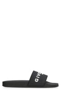 GIVENCHY Stylish Slide Sandals with Logo - 3 cm Rubber Sole Banlieue91