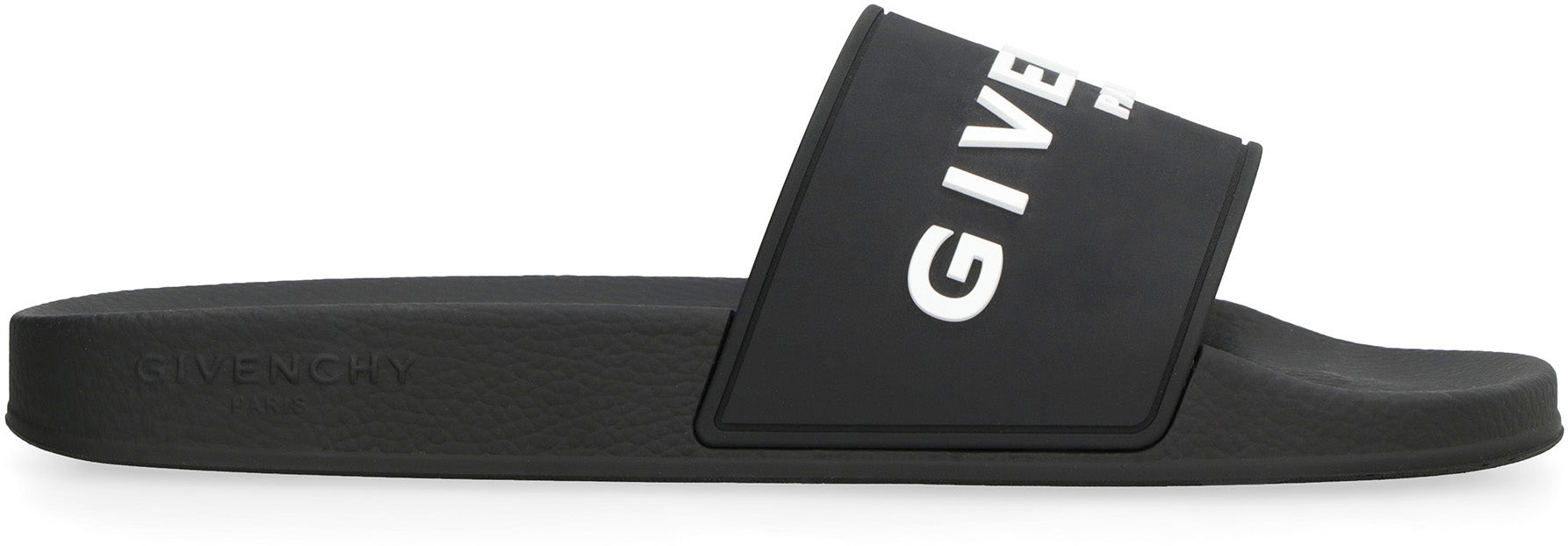 GIVENCHY Stylish Slide Sandals with Logo - 3 cm Rubber Sole Banlieue91