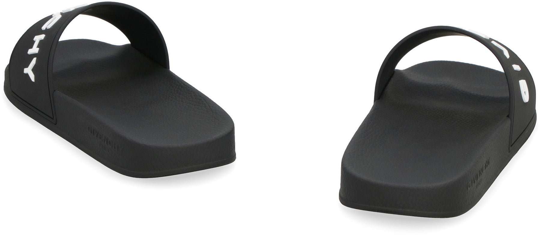 GIVENCHY Stylish Slide Sandals with Logo - 3 cm Rubber Sole Banlieue91