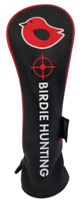 Birdie Hunting Embroidered Hybrid Headcover - Red by ReadyGOLF