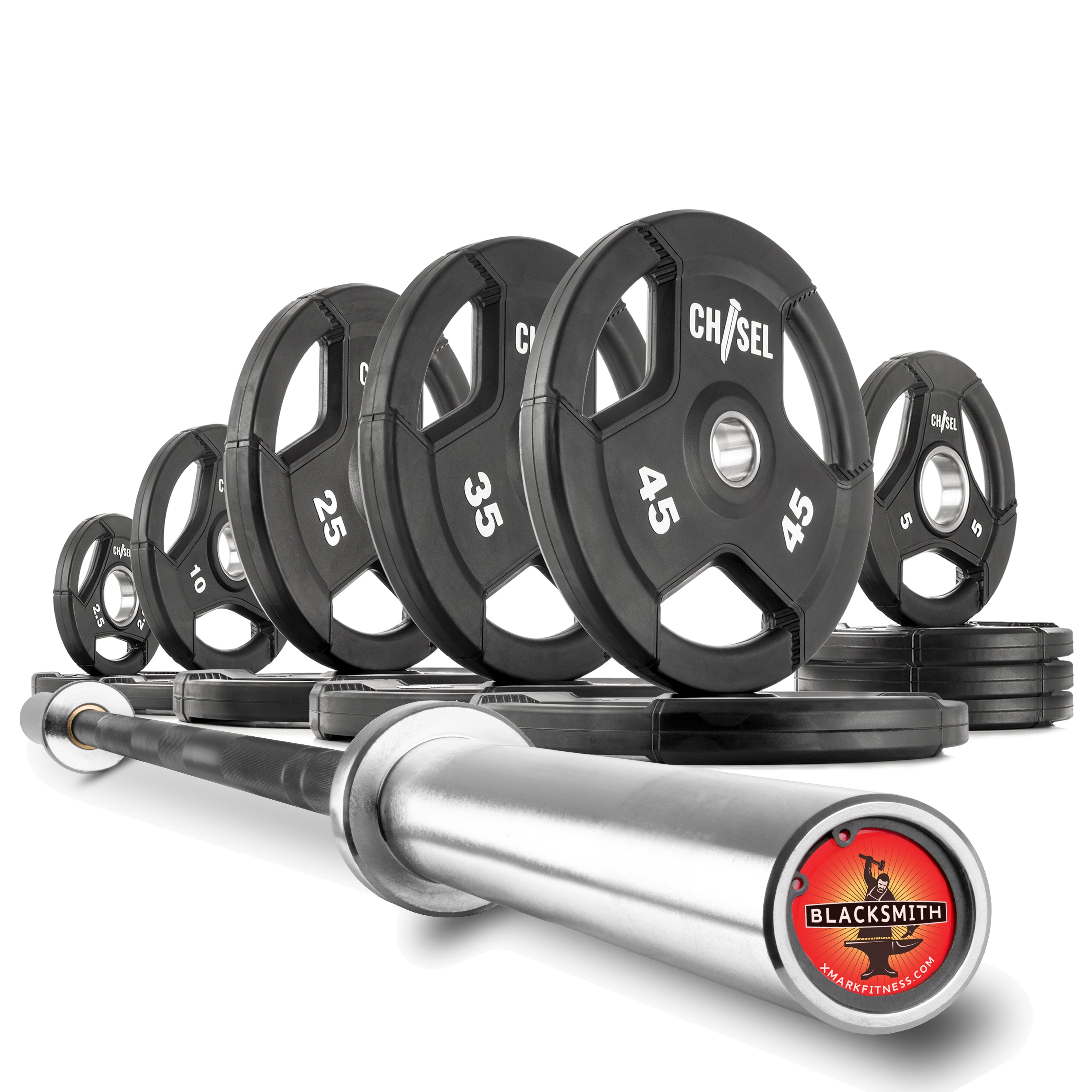 Chisel Olympic Weight Plates & Bar Set Builder XMARK