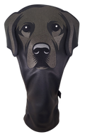 Black Labrador Embroidered Classic Driver Headcover by ReadyGOLF