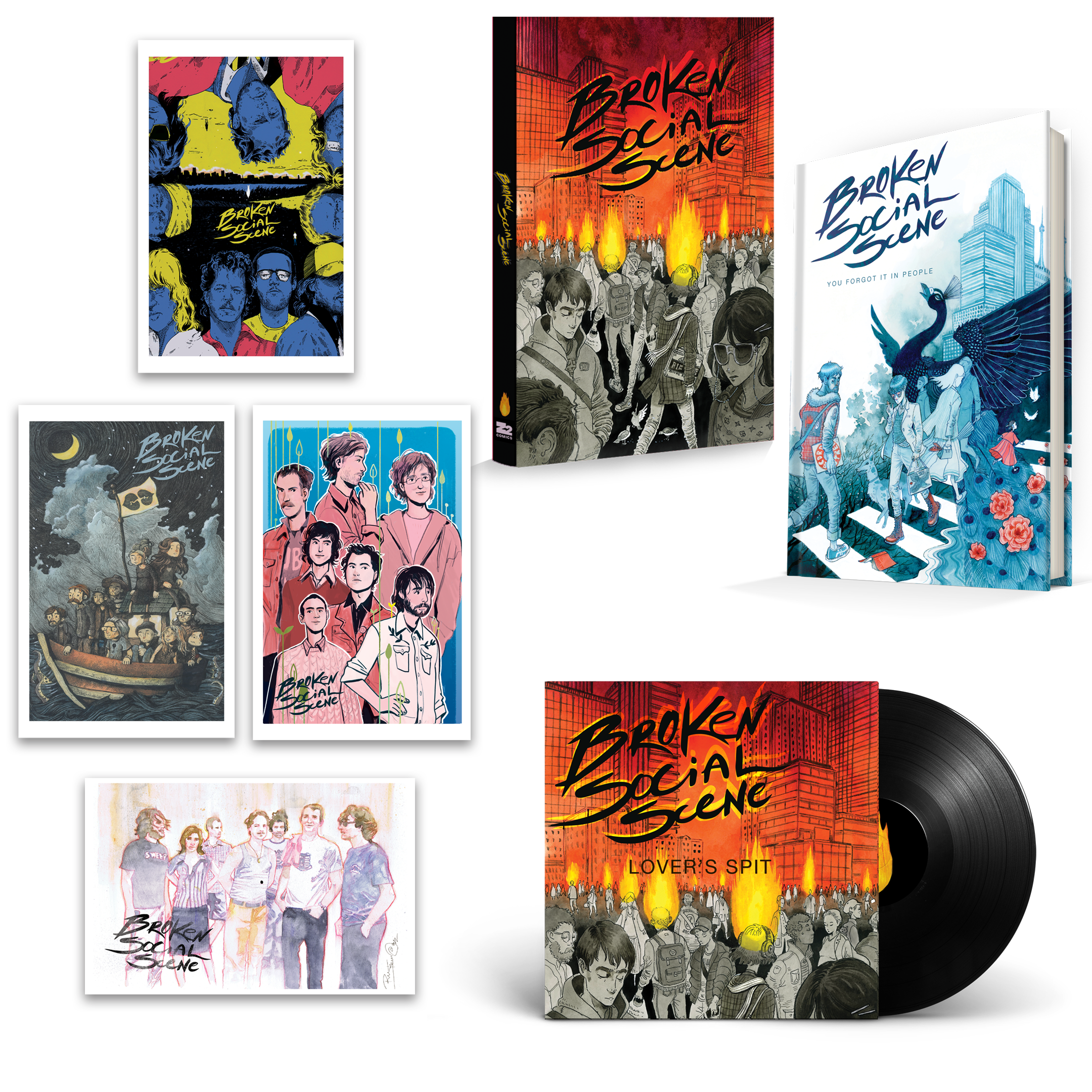 Broken Social Scene: You Forgot It in People, The Graphic Novel Deluxe Edition Z2 Comics