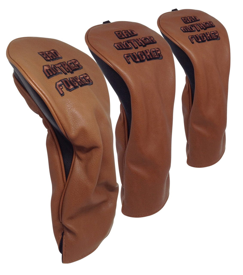 Bad Mother Fucker Embroidered Headcover Set by ReadyGOLF - Driver, Fairway, Hybrid