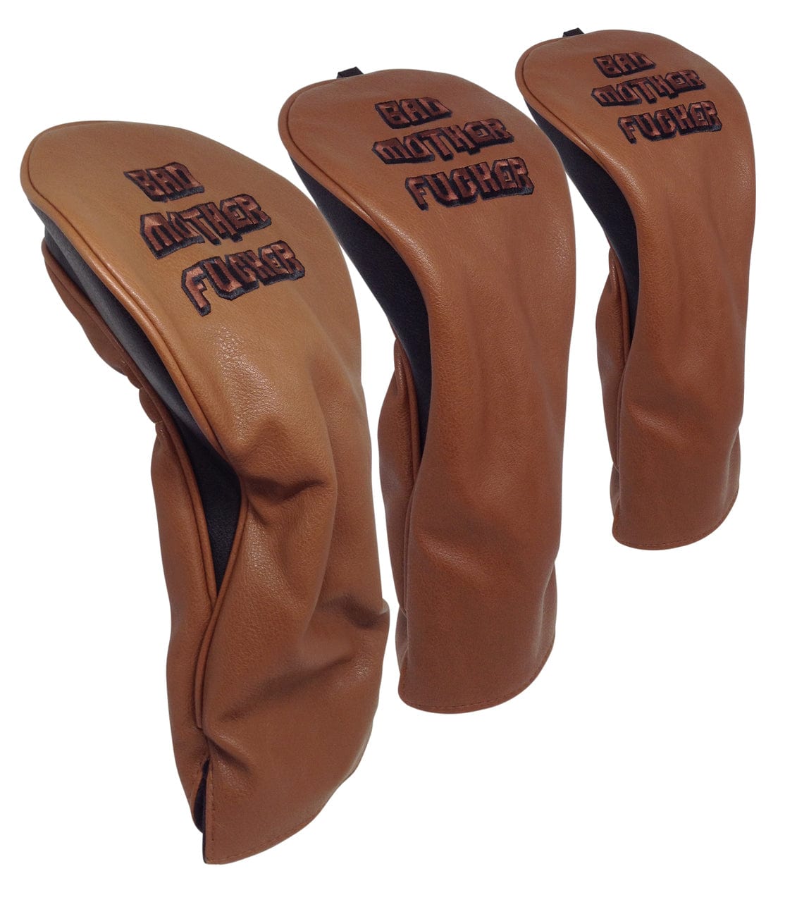 Bad Mother Fucker Embroidered Headcover Set by ReadyGOLF - Driver, Fairway, Hybrid