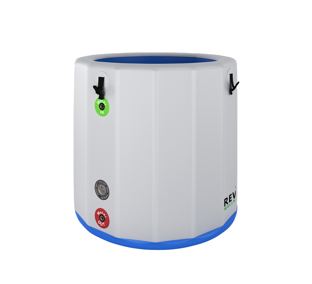RevX Inflatable Barrel with Inflatable Steps RevX Wellness