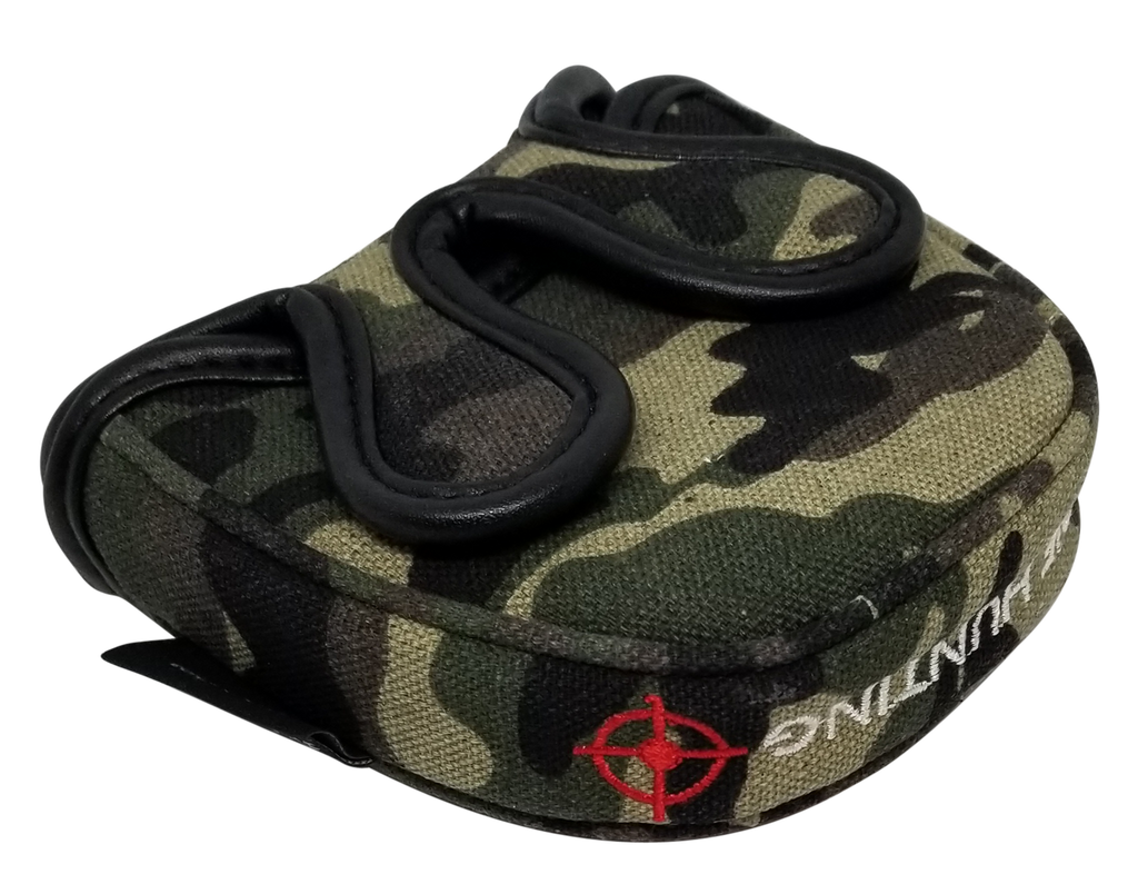 Birdie Hunting Camo Embroidered Putter Cover by ReadyGOLF - Mallet