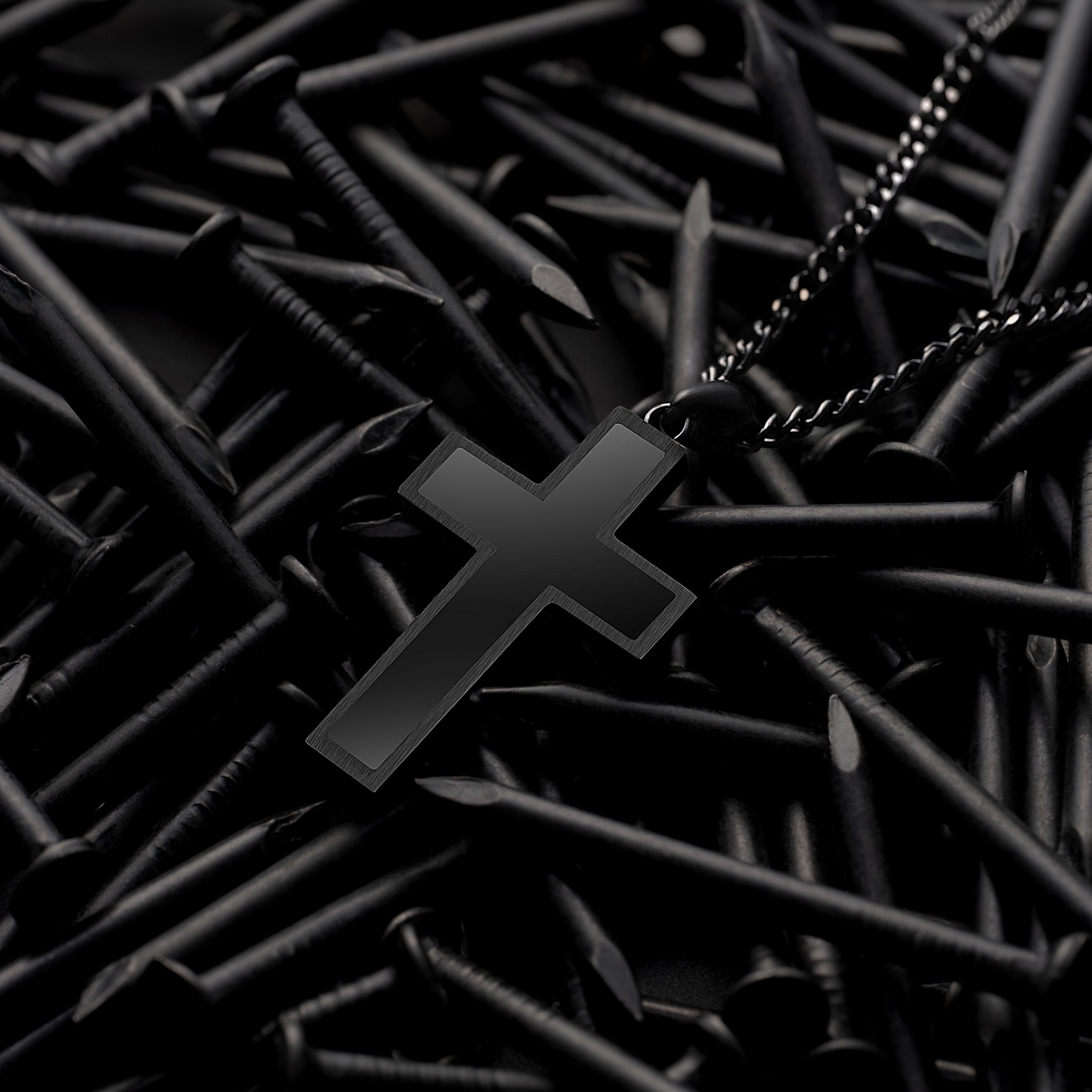 Stone Cross (Large) - Stealth