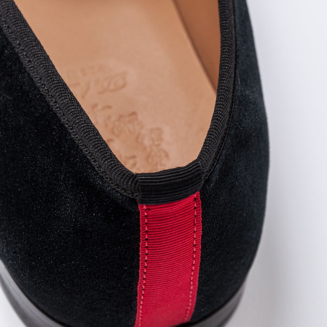 Men's Black Velvet Slipper II Del Toro Shoes