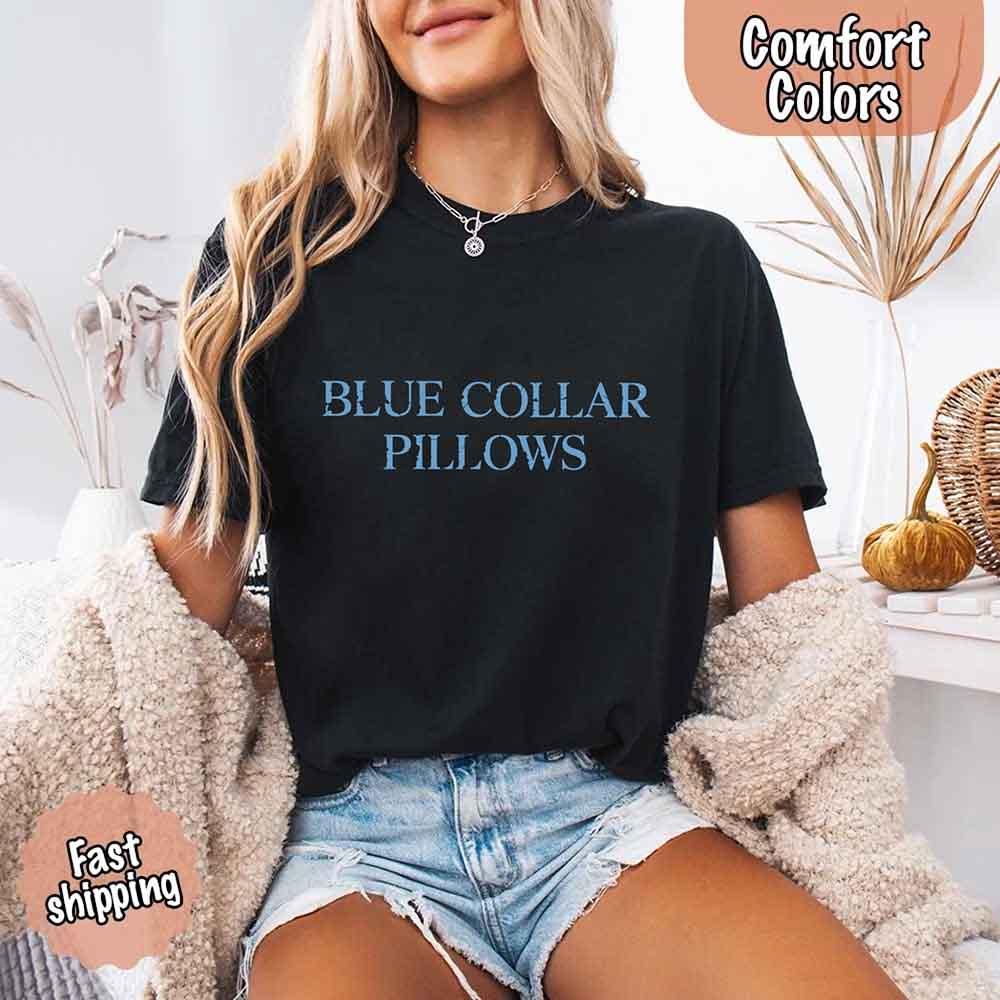 Blue Collar Wife/Girlfriend Comfort Colors Tee – Funny Women’s Shirt Adorb Custom Tees