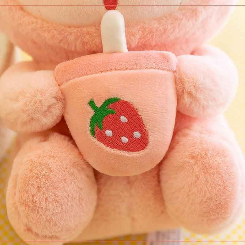 Pig Boba Plush Toy Cute Bubble Tea Stuffed Animal for Kids Dashing Nova