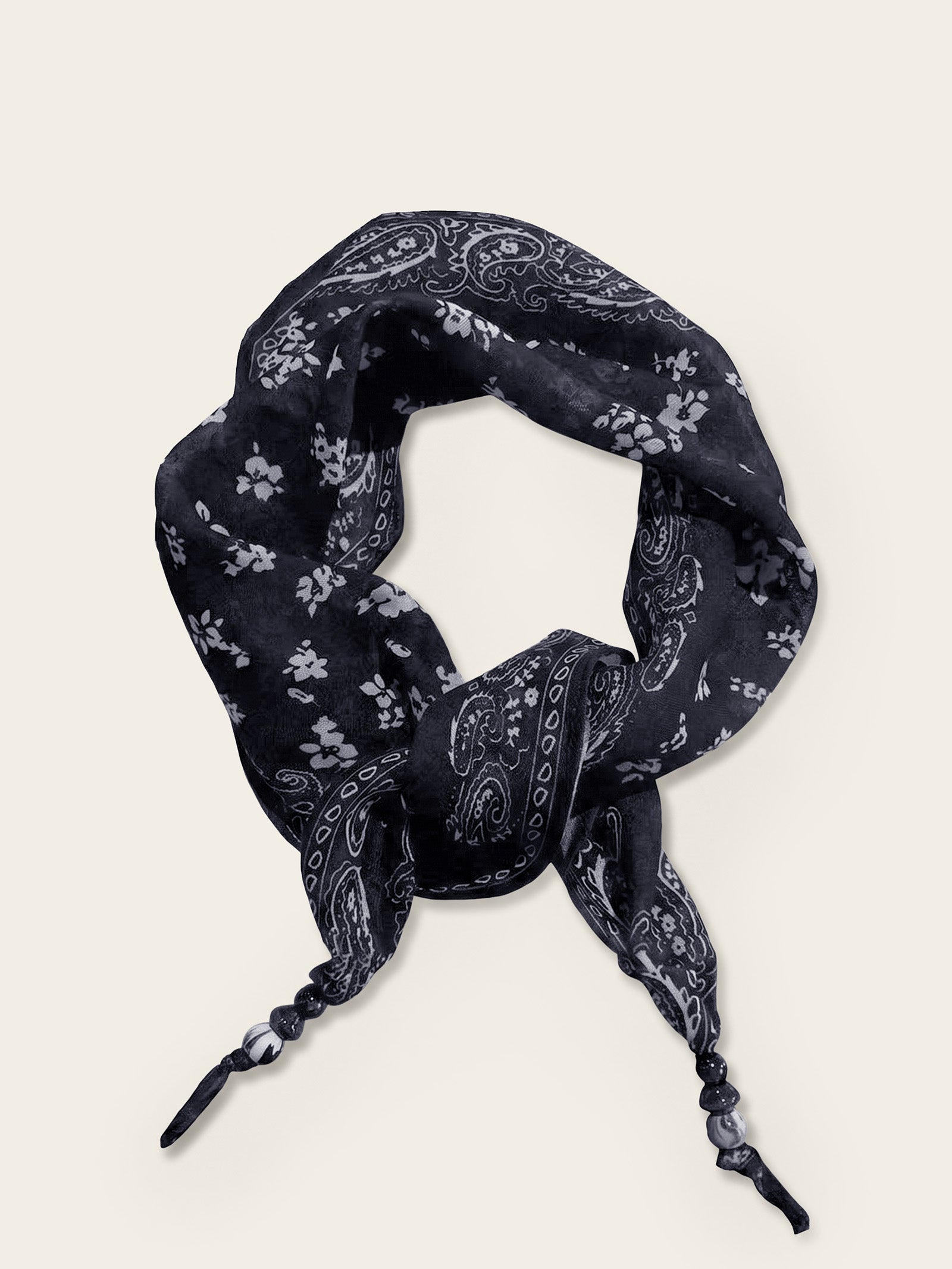 Bohemian Floral Multi-Functional Silk Scarf LINTICO