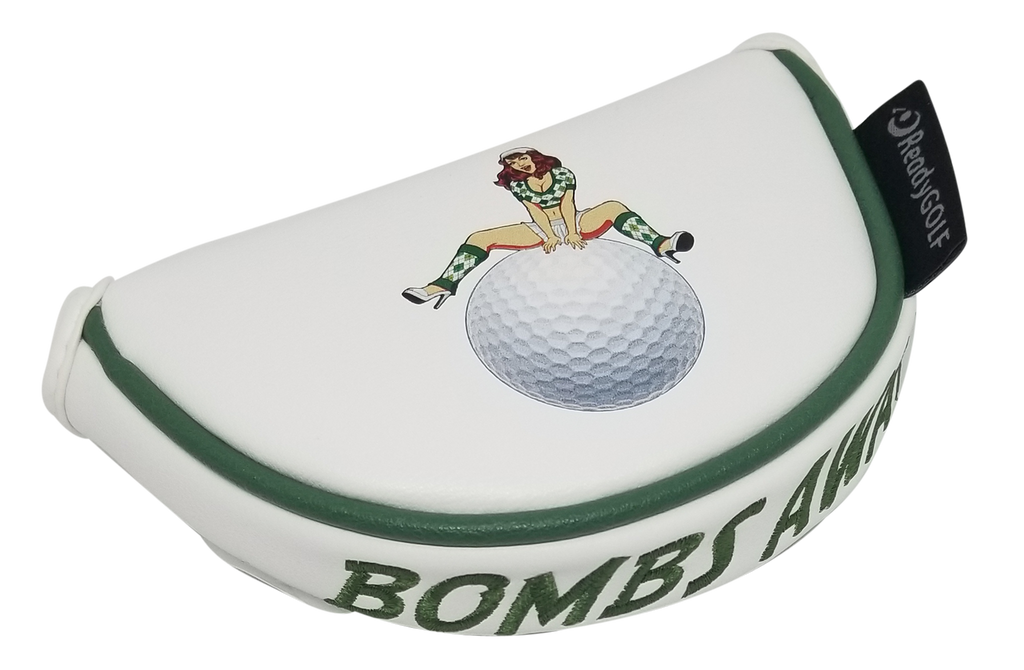 Bombs Away! Embroidered Putter Cover - Mid-Size Mallet by ReadyGOLF