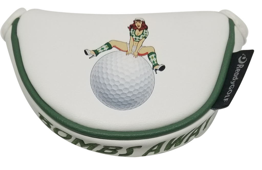 Bombs Away! Embroidered Putter Cover - Mid-Size Mallet by ReadyGOLF