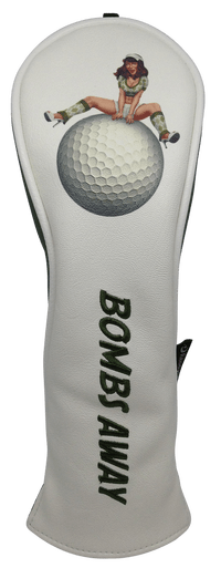 Bombs Away! Embroidered Pinup Hybrid Headcover by ReadyGOLF