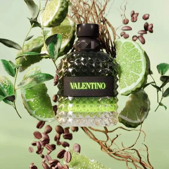 Born in Roma Green Stravaganza By Valentino For Men 3.4oz EDT Spray